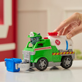 Spin Master Paw Patrol Fire Rescue - Rockys Tanklaster, Spielfahrzeug mit Greiferklaue und Behälter sowie Rocky Hundefigur