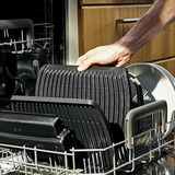 Tefal Optigrill Elite GC707D, Kontaktgrill silber/schwarz, 2.000 Watt