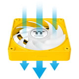 Thermaltake CT140 EX ARGB Sync PC Cooling Fan Bumblebee, Gehäuselüfter gelb, 3er-Pack, 140 mm