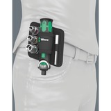 Wera 8009 Zyklop Pocket Set 2, 18-teilig, Bit-Satz schwarz/grün, Umschaltknarre für 3/8", 1/4"
