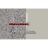 fischer Langschaftdübel HybridPower 10x90 FUS  rot/grau, 10 Stück