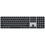 Apple Magic Keyboard mit Touch ID und Ziffernblock, Tastatur silber/schwarz, US-Layout, für Mac mit Apple Chip