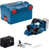 Bosch Professional Akku-Falzhobel GHO 18V-26 Professional solo, 18Volt, Elektrohobel blau/schwarz, ohne Akku und Ladegerät, in L-BOXX