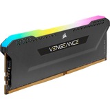 Corsair DIMM 16 GB DDR4-3200 (2x 8 GB) Dual-Kit, Arbeitsspeicher schwarz,  CMH16GX4M2E3200C16, Vengeance RGB