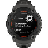 Garmin Instinct E, Smartwatch schwarz, 45 mm, Silikon-Armband