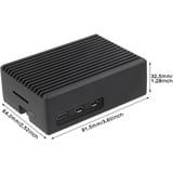 Inter-Tech ODS-739 Raspberry Alu Case, Gehäuse schwarz, für Raspberry Pi5
