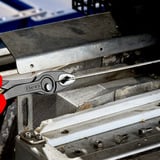 KNIPEX TwinGrip Frontgreifzange rot/blau, Länge 200mm