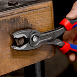 KNIPEX TwinGrip Frontgreifzange rot/blau, Länge 200mm