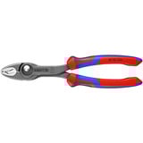 KNIPEX TwinGrip Frontgreifzange 82 02 200 rot/blau, Länge 200mm