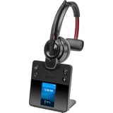 Poly Savi 8410 Office DECT, Headset schwarz, Mono, USB-A, USB-C