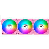 Thermaltake CT140 EX ARGB Sync PC Cooling Fan Pink, Gehäuselüfter pink, 3er-Pack, 140 mm