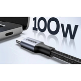 UGREEN 100W USB-C auf USB-C Ladekabel (Nylon) schwarz, 1 Meter, PD 100 Watt