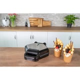 Unold Bubble Waffeleisen Bobby edelstahl/schwarz, 700 Watt