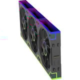 Xilence XPF360R.ARGB, Gehäuselüfter schwarz, 3er-Pack, Reverse, 125 mm