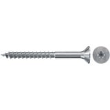 fischer Spanplattenschraube ClassicFast II 4,5x60 Senkkopf TX 200 Stück, mit Teilgewinde, verzinkt