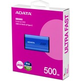 ADATA SE880 500 GB, Externe SSD blau, USB-C 3.2 Gen 2x2 (20 Gbit/s)