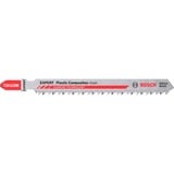 Bosch Professional EXPERT Carbide Stichsägeblatt T 301 CHM 'Plastic Composites Clean' 3 Stück
