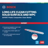 Bosch Professional EXPERT Carbide Stichsägeblatt T 301 CHM 'Plastic Composites Clean' 3 Stück