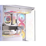 Corsair 3500X LX-R RGB , Tower-Gehäuse weiß, Tempered Glass x 2