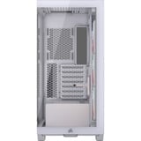 Corsair 3500X LX-R RGB , Tower-Gehäuse weiß, Tempered Glass x 2