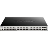 D-Link DGS-1510-52XMP/E, Switch 48 x RJ-45 Gbit/s, 4 x SFP+