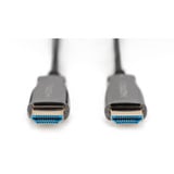 Digitus HDMI AOC Hybrid Glasfaserkabel, UHD 4K schwarz, 20 Meter