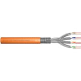 Digitus Professional Cat.7 S/FTP Verlegekabel simplex, Cca orange, 1.000 Meter Trommel
