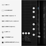 Hisense 55E7S PRO Hi-QLED-Fernseher 139 cm (55 Zoll), schwarz/dunkelgrau, UltraHD/4K, Free-Sync-Premium, 144Hz Panel