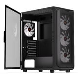  Krux Orona, Tower-Gehäuse schwarz, Tempered Glass