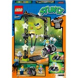 LEGO 60341 City Stuntz Umstoß-Challenge, Konstruktionsspielzeug Inkl. Motorrad und Stunt Racer Minifigur