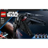 LEGO 75336 Star Wars Die Scythe - Transportschiff des Großinquisitors, Konstruktionsspielzeug Spielzeug-Raumschiff mit 2 Shootern, Ben Kenobi Minifigur und Lichtschwertern