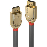 Lindy DisplayPort 1.2 Kabel, Gold Line grau, 15m