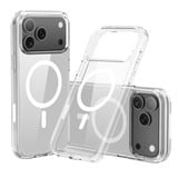 Nevox StyleShell SHOCKFlex, Handyhülle transparent, iPhone 17 Pro, kompatibel mit MagSafe