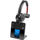 Poly Savi 8410 Office DECT, Headset schwarz, Mono, USB-A, USB-C