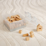 Room Copenhagen LEGO Storage Brick 4 Top Lid Glitter , Aufbewahrungsbox transparent