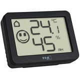 TFA Digitales Thermo-Hygrometer 30.5055, Thermometer schwarz, 4 Einsatzgebiete: Raumklima, Musikinstrumente, Terrarium, Humidor