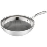 Tefal Wok-Pfanne Eternal Mesh, Ø 28cm edelstahl, mit Glasdeckel