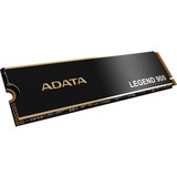 ADATA LEGEND 900 512 GB, SSD schwarz/gold, PCIe 4.0 x4, NVMe 1.4, M.2 2280