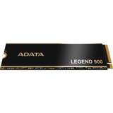 ADATA LEGEND 900 512 GB, SSD schwarz/gold, PCIe 4.0 x4, NVMe 1.4, M.2 2280