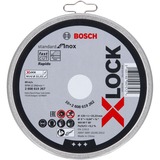Bosch PRO Stainless Steel and Metal X-LOCK Trennscheibe, Ø 125mm Bohrung 22,23mm, WA 60 T BF, gerade