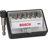 Bosch Professional Robust Line Schrauberbit-Set M Extra-Hart, 12+1-teilig, Bit-Satz 