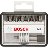 Bosch Professional Robust Line Schrauberbit-Set M Extra-Hart, 12+1-teilig, Bit-Satz 