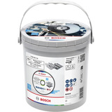Bosch Professional Trennscheibe für Edelstahl und Metall, Ø 125 mm, 100 Stück im Eimer  Bohrung 22,23 mm, A 60 T BF