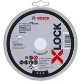 Bosch X-LOCK Trennscheibe Standard for Inox - Rapido, Ø 125mm Bohrung 22,23mm, WA 60 T BF, gerade