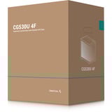 DeepCool CG530U 4F, Tower-Gehäuse schwarz, Gebogene Glasvitrine