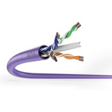 Digitus Professional Cat.6 U/UTP Verlegekabel simplex, Cca violett, 100 Meter Rolle