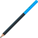 Faber-Castell Bleistift Jumbo Grip Two Tone schwarz/blau