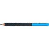 Faber-Castell Bleistift Jumbo Grip Two Tone schwarz/blau