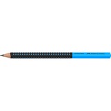 Faber-Castell Bleistift Jumbo Grip Two Tone schwarz/blau