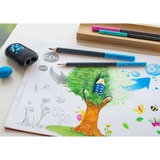 Faber-Castell Bleistift Jumbo Grip Two Tone schwarz/blau